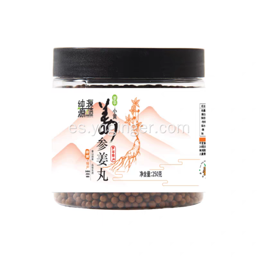 Pastillas premium de ginseng y jengibre